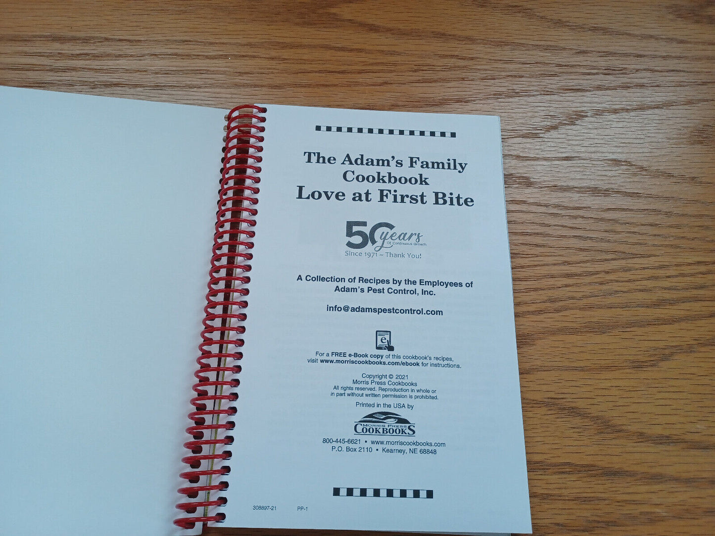 Adam'S Family Cookbook Love At First Bite 2021