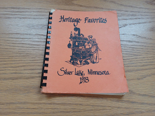 Heritage Favorites Silver Lake Minesota 1978 Cookbook