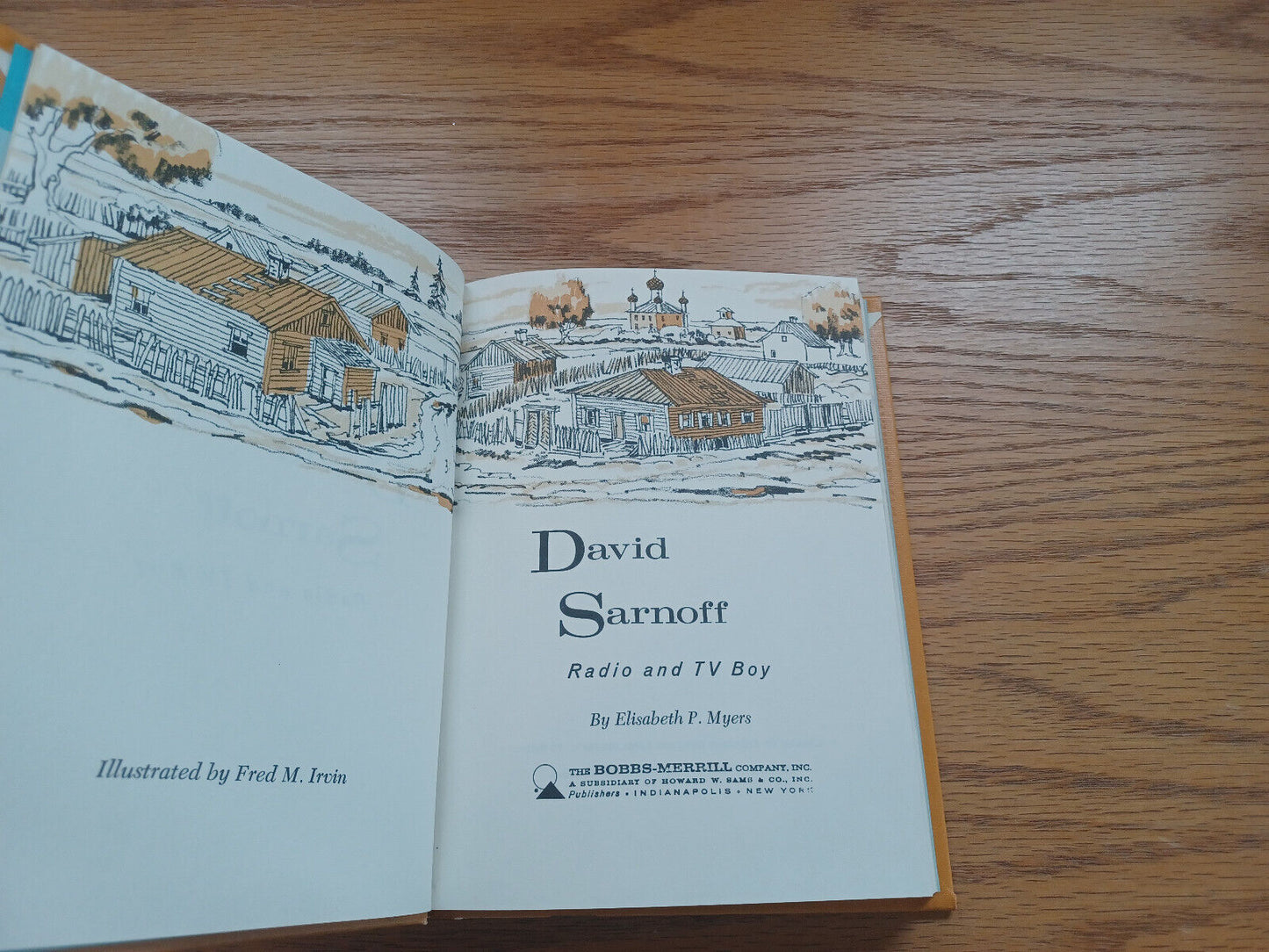 David Sarnoff Radio And Tv Boy By Elizabeth Myers 1972