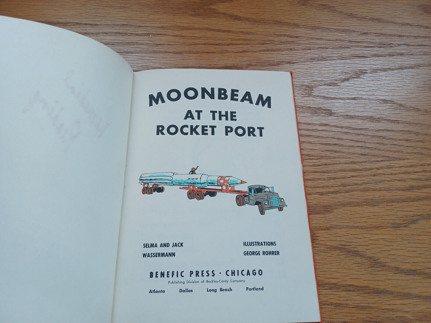 Moonbeam At The Rocket Port Selma And Jack Wassermann 1965