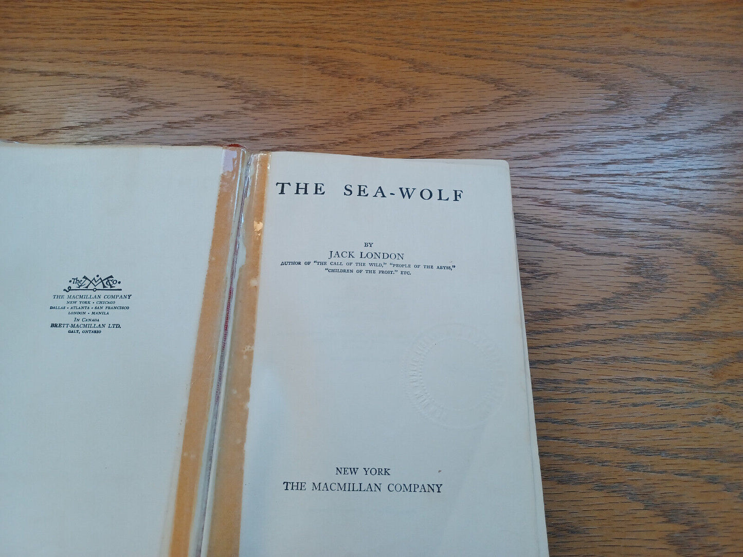 The Sea Wolf Jack London 1963 Hardcover Dust Jacket