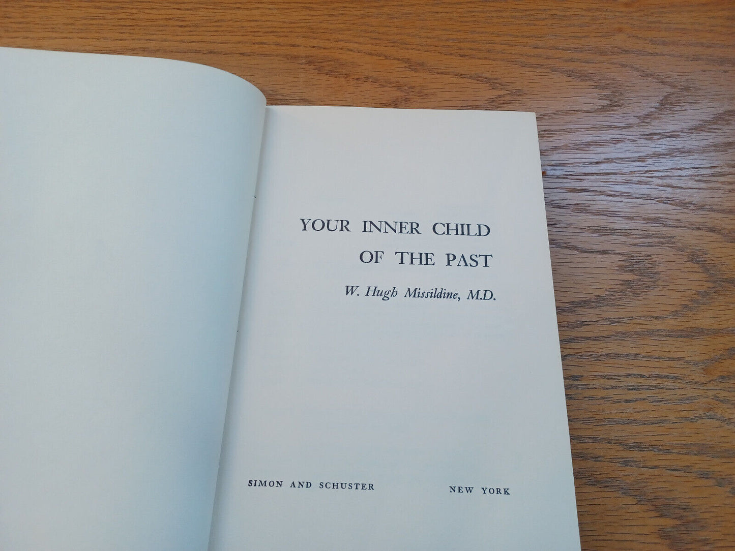 Your Inner Child Of The Past W Hugh Missildine 1963 Dust Jacket