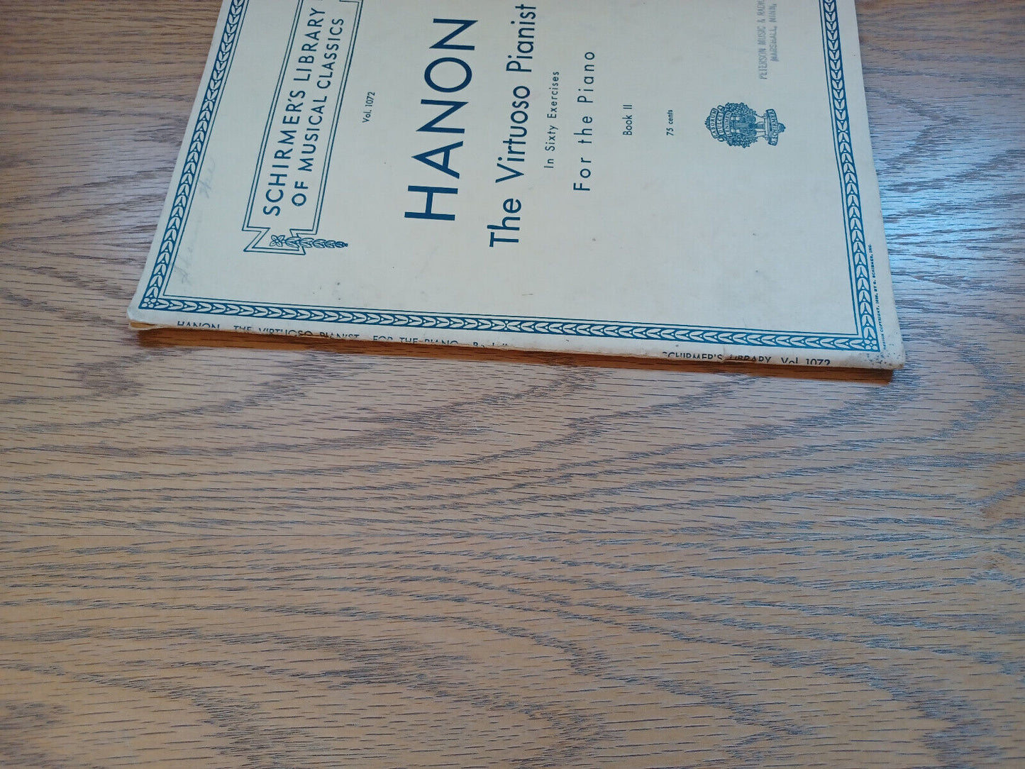 Hanon The Virtuoso Pianist In Sixty Exercises For The Piano Book Ii 1939