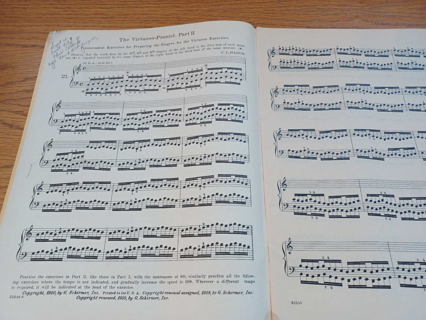 Hanon The Virtuoso Pianist In Sixty Exercises For The Piano Book Ii 1939