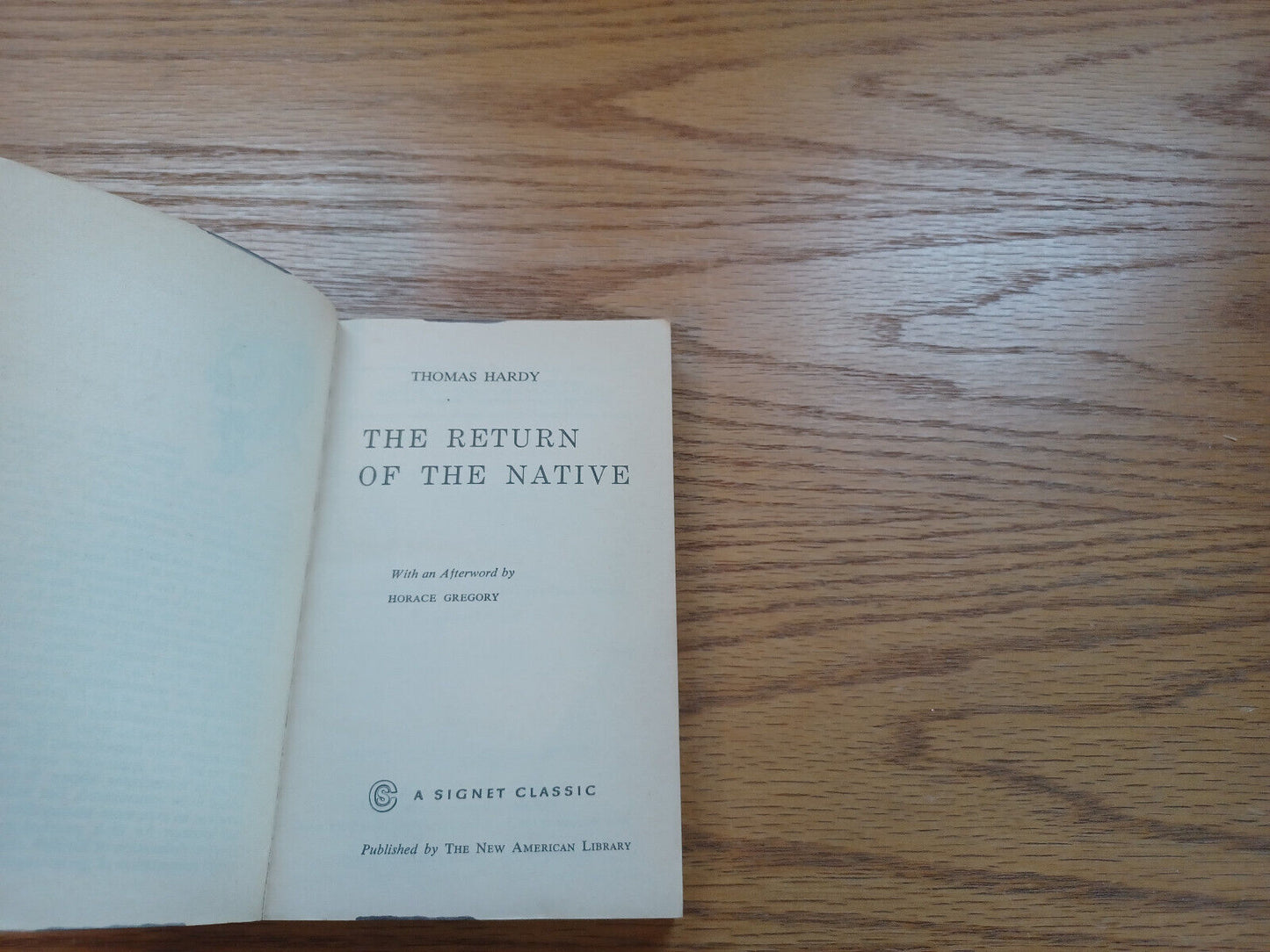 The Return Of The Native By Thomas Hardy 1959