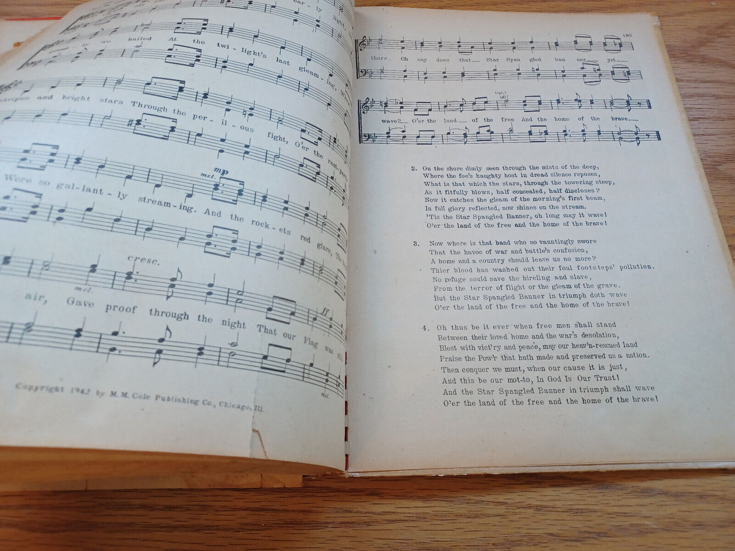 Album Of Favorite Barber Shop Ballads Cole Edition 1944