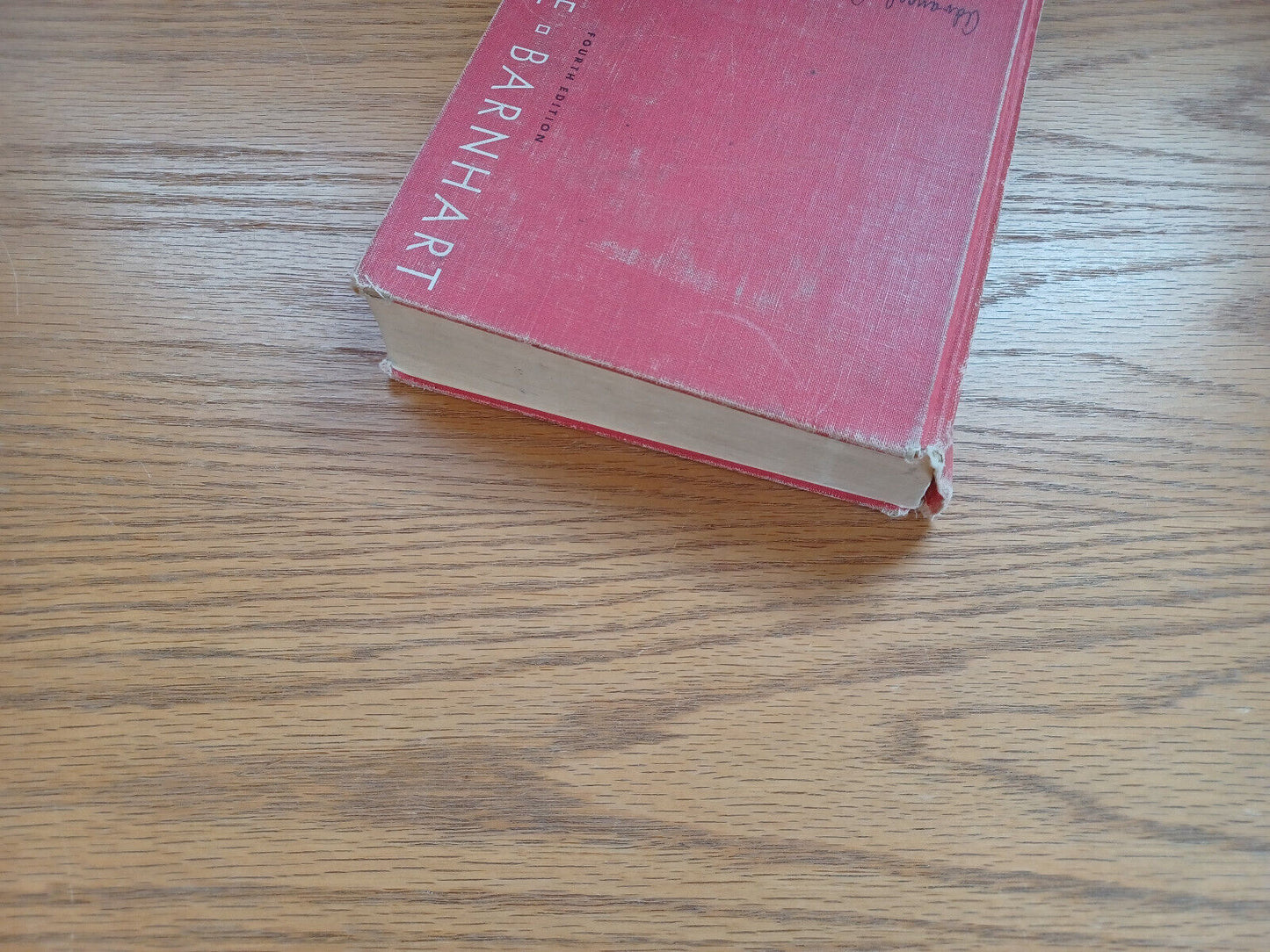 Thorndike Barnhart Advanced Junior Dictionary Fourth Edition El Thorndike 1968