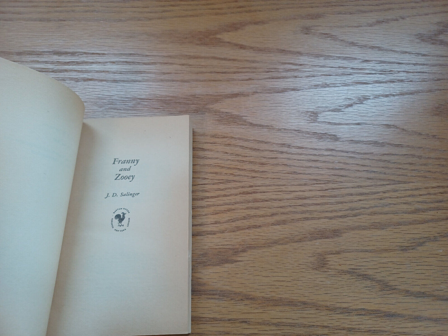 Franny And Zooey By J D Salinger 1966