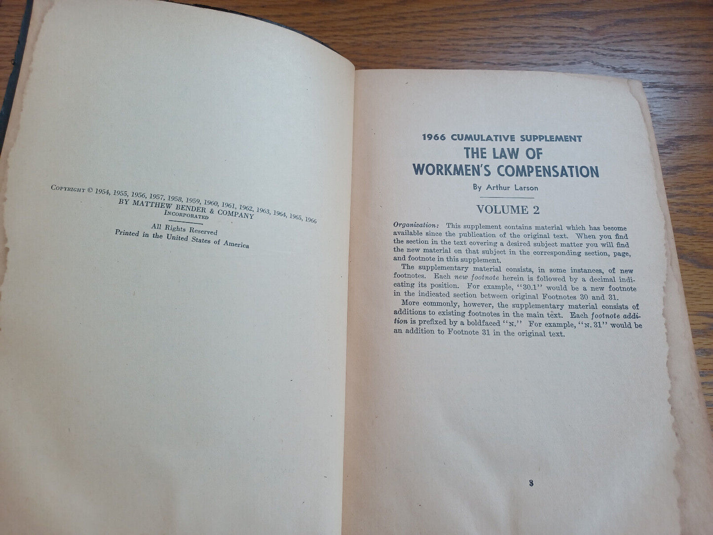 The Law of Workmen’s Compensation Arthur Larson Volume 2 1963 Hardcover Matthew