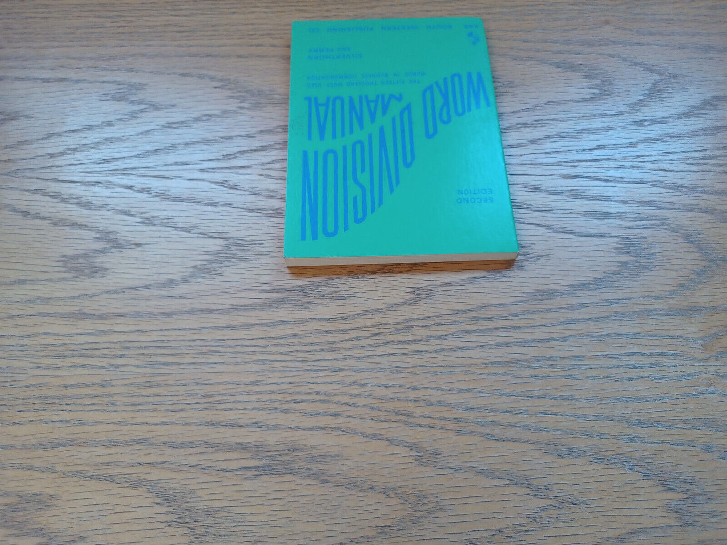 Word Division Manual Second Edition Silverthorn And Perry 1970