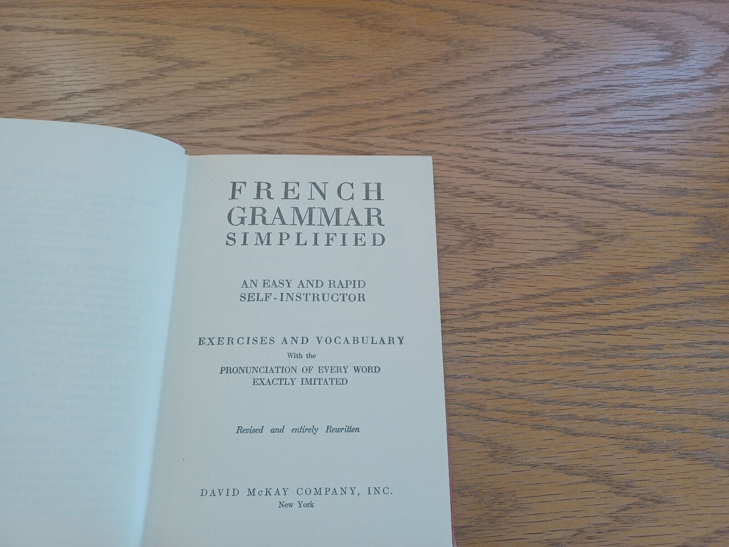 Hugo’s French Simplified Hardcover David McKay