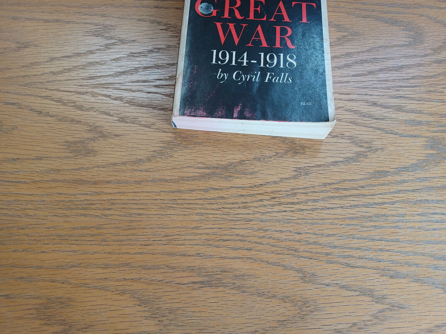 The Great War 1914-1918 Cyril Falls 1961 Paperback Capricorn Books