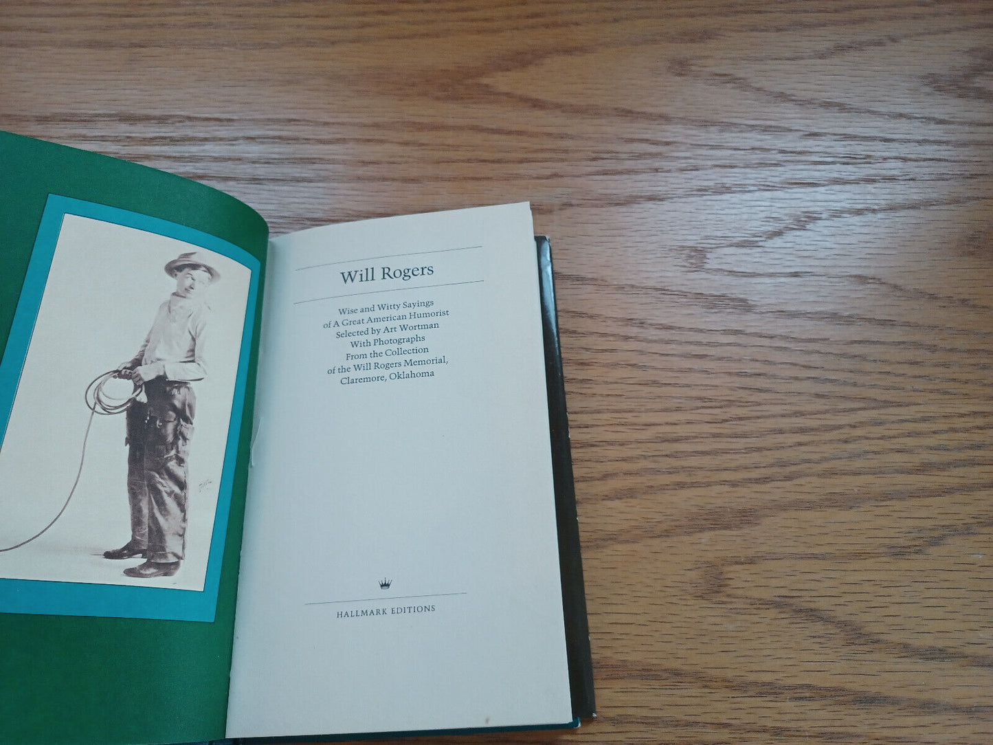 Will Rogers Wise And Witty Saying Of A Great American Humorist 1969 Dust Jacket