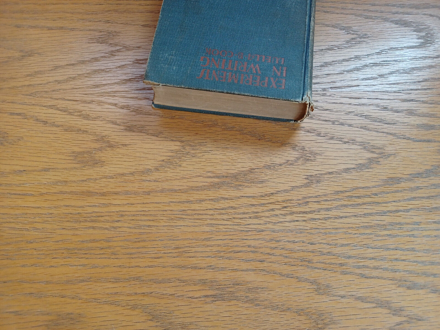 Experiments in Writing Luella B Cook 1927 Hardcover Harcourt Brace