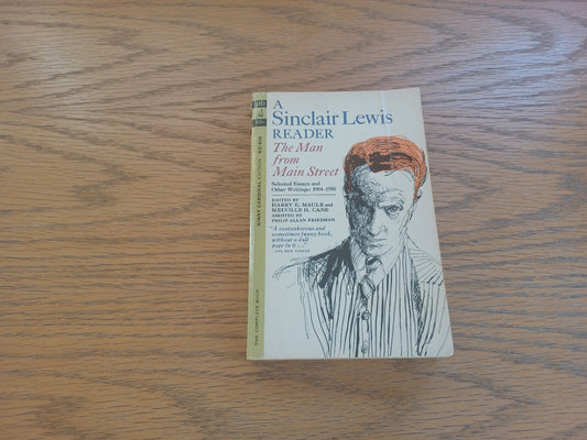 The Man From Main Street 1963 Sinclair Lewis Paperback Pocket Books