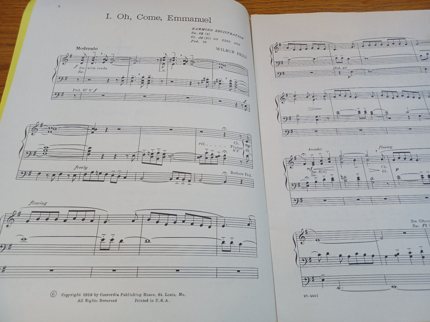 A Nativity Suite For Organ Wilbur Held 1959