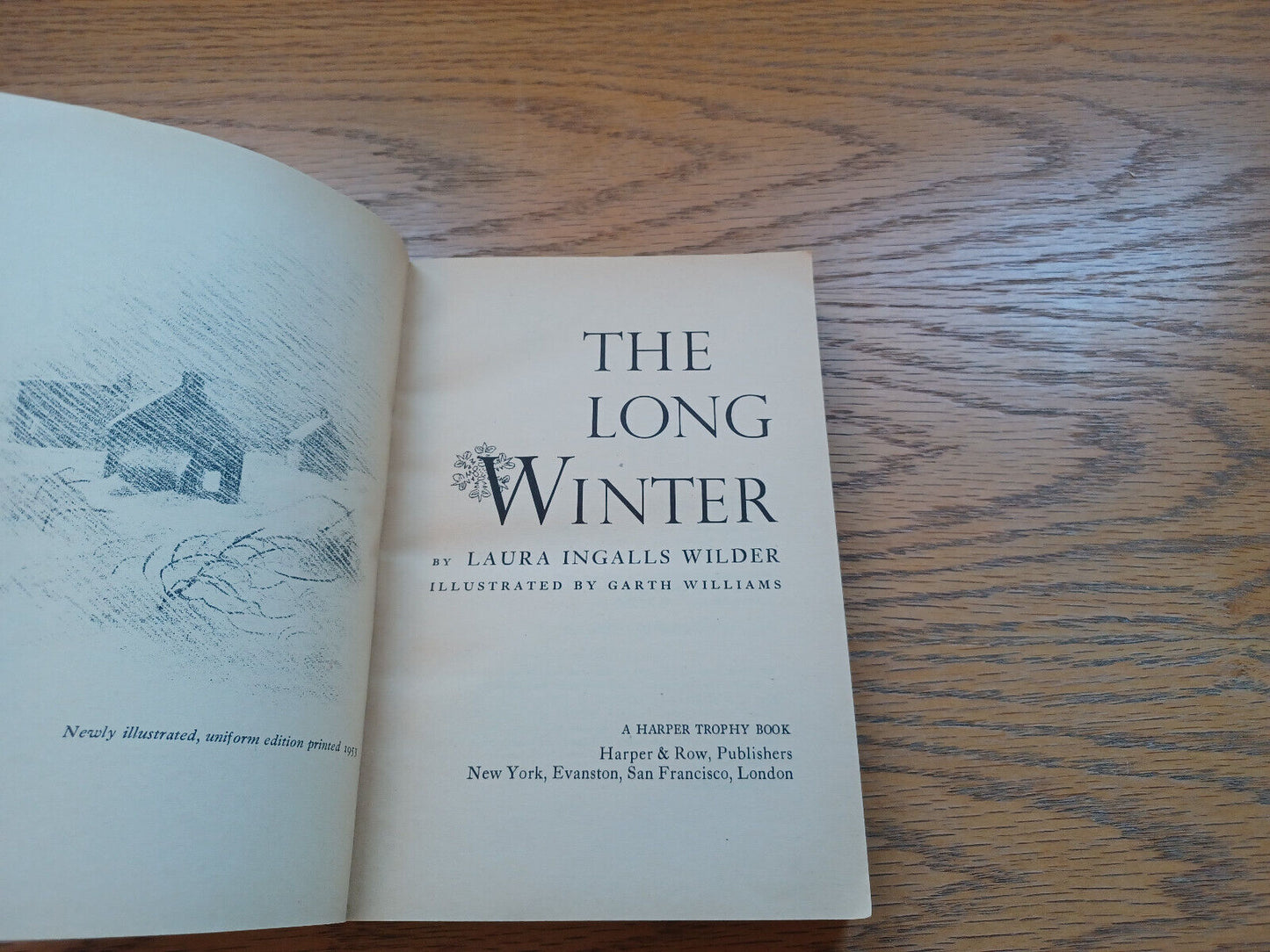 The Long Winter Laura Ingalls Wilder 1971