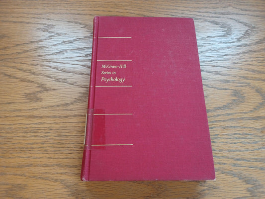 Theory of Psychological Measurement Edwin E Ghiselli 1964 Hardcover McGraw HillB