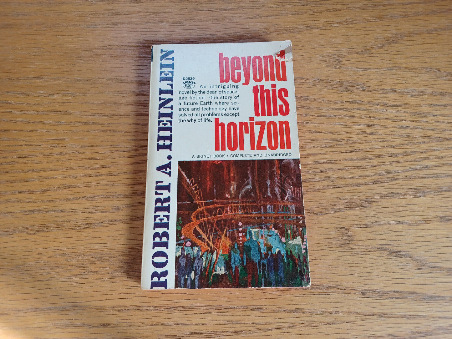 Beyond This Horizon Robert a Heinlein 1964 Signet New American Library