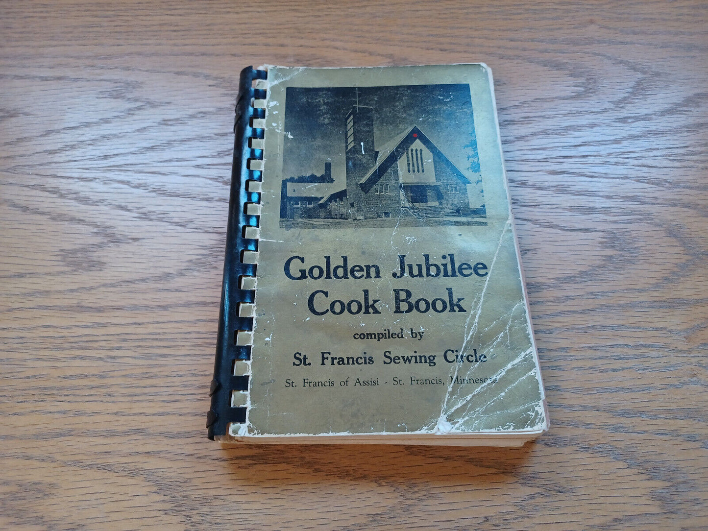 Golden Jubilee Cook Book St Francis Sewing Circle