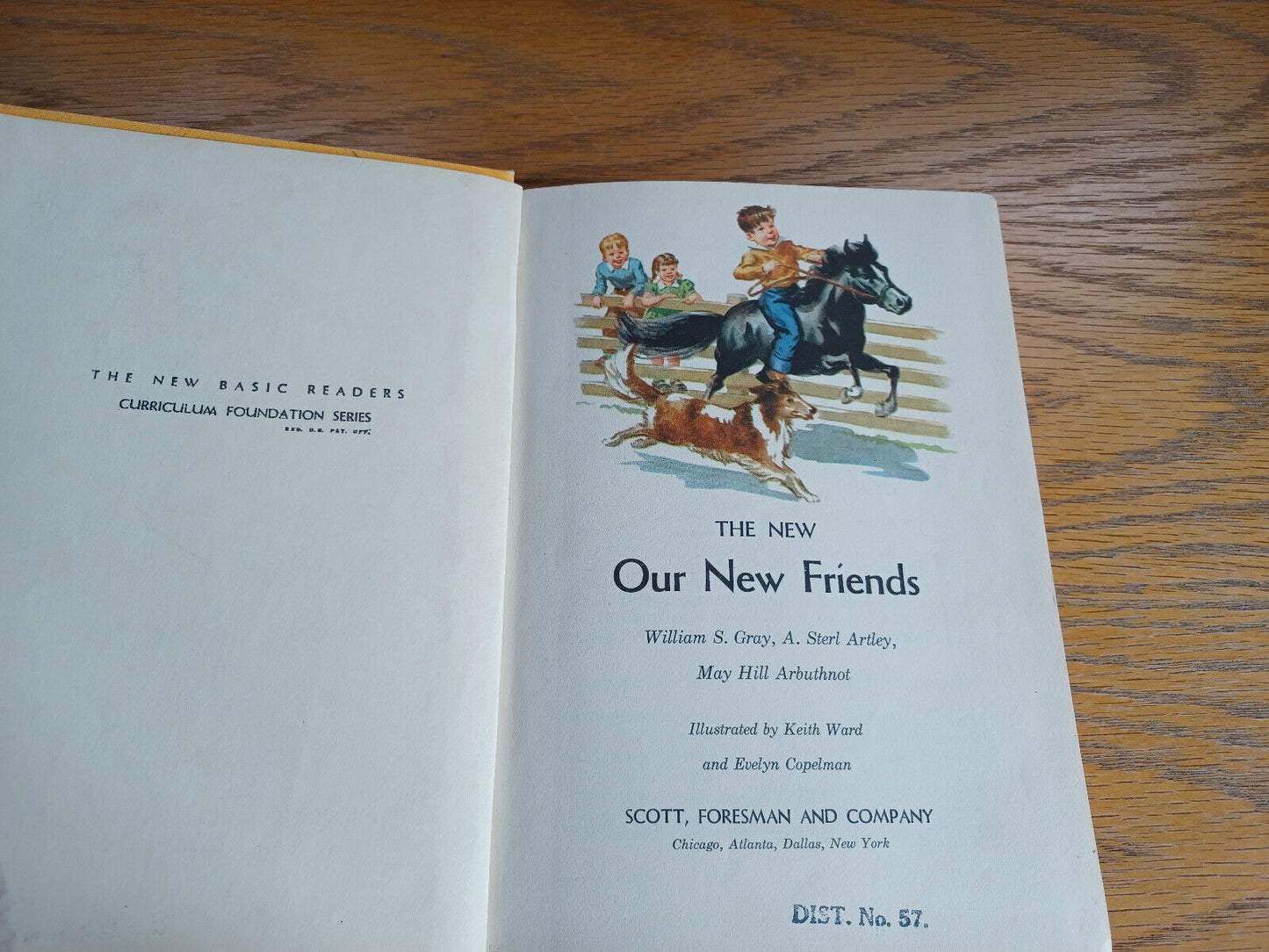 The New Our New Friends William S Gray 1951 Hardcover Scott Foresman