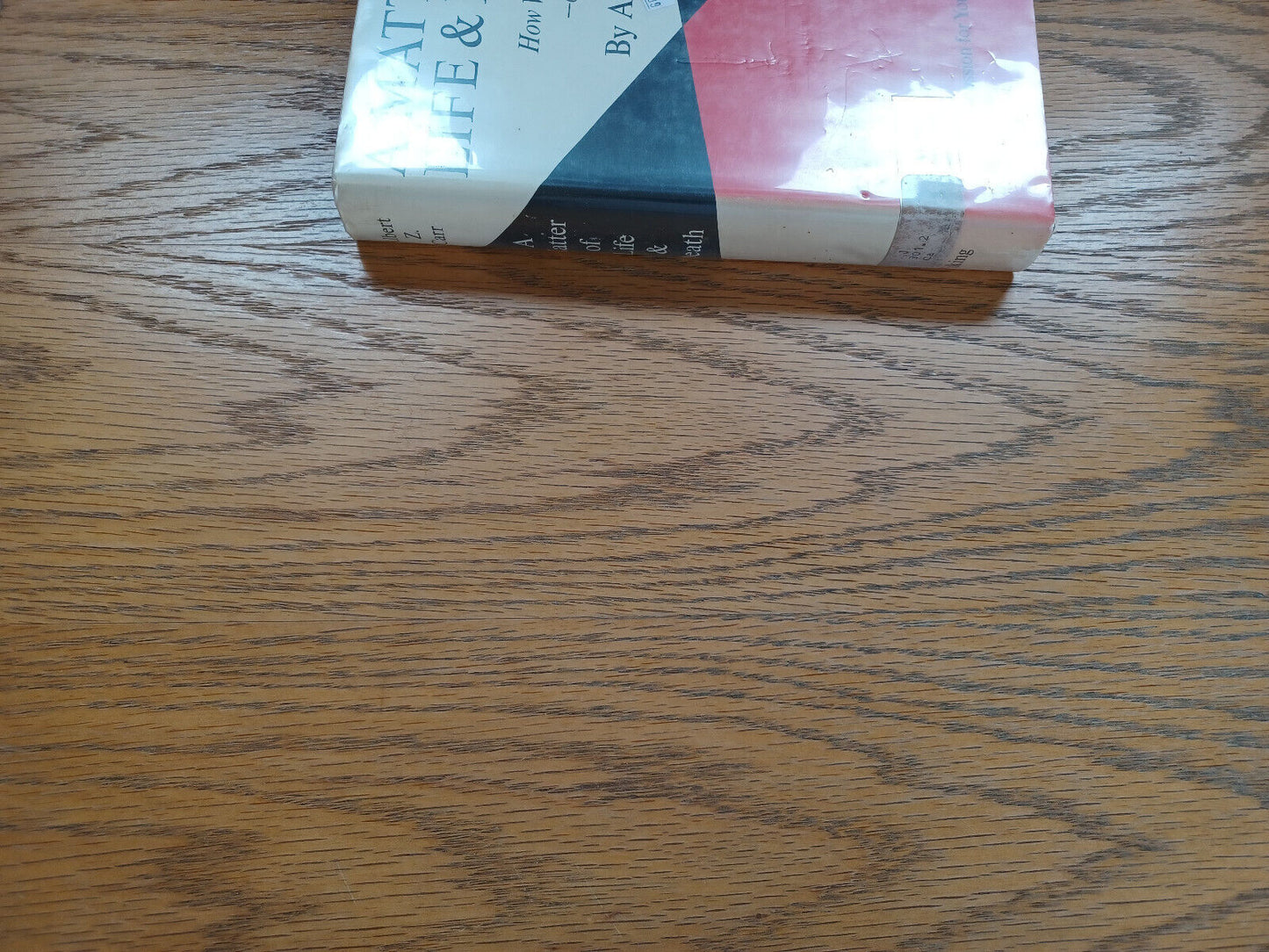 A Matter of Life and Death Albert Z Carr 1967 Viking Press Hardcover Dust Jacket