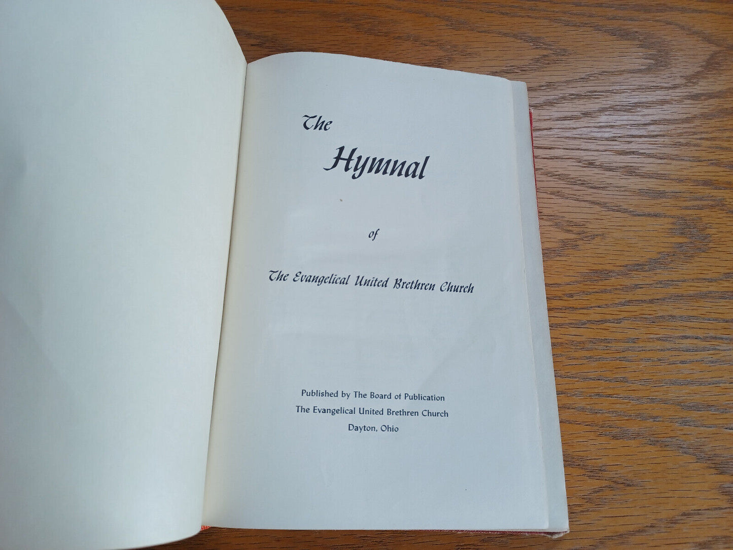 The Hymnal Evangelical United Brethren Church 1957 Hardcover 3rd Printing