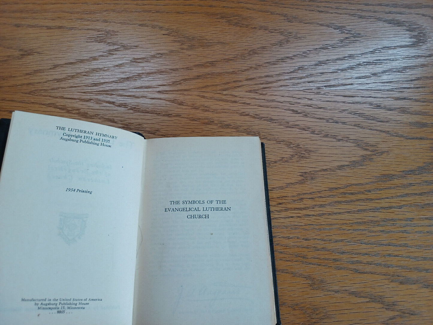 The Lutheran Hymnary 1954 Hardcover Augsburg