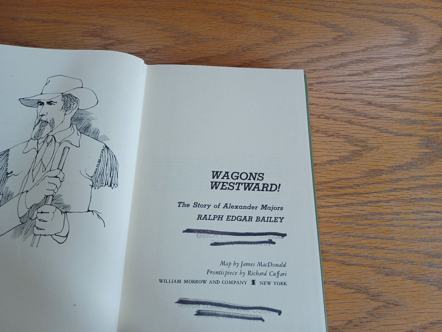 Wagons Westward Ralph Edgar Bailey 1969 Hardcover William Morrow