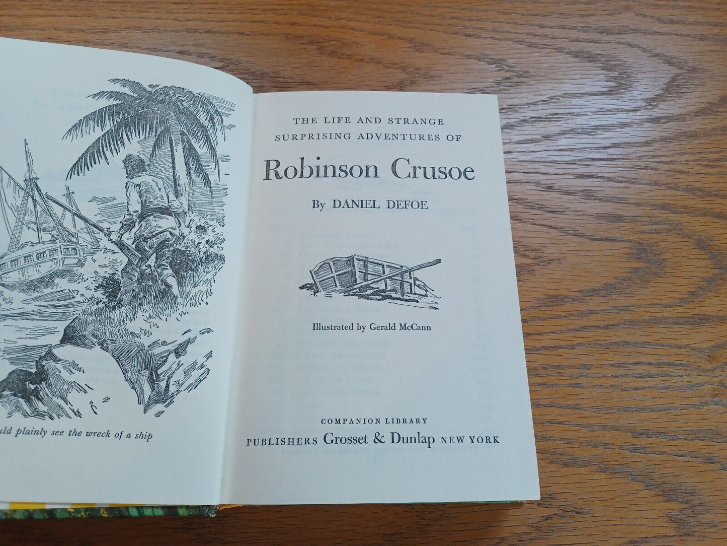 The Swiss Family Robinson Robinson Crusoe 1963 Companion Library Grosset & Dunla