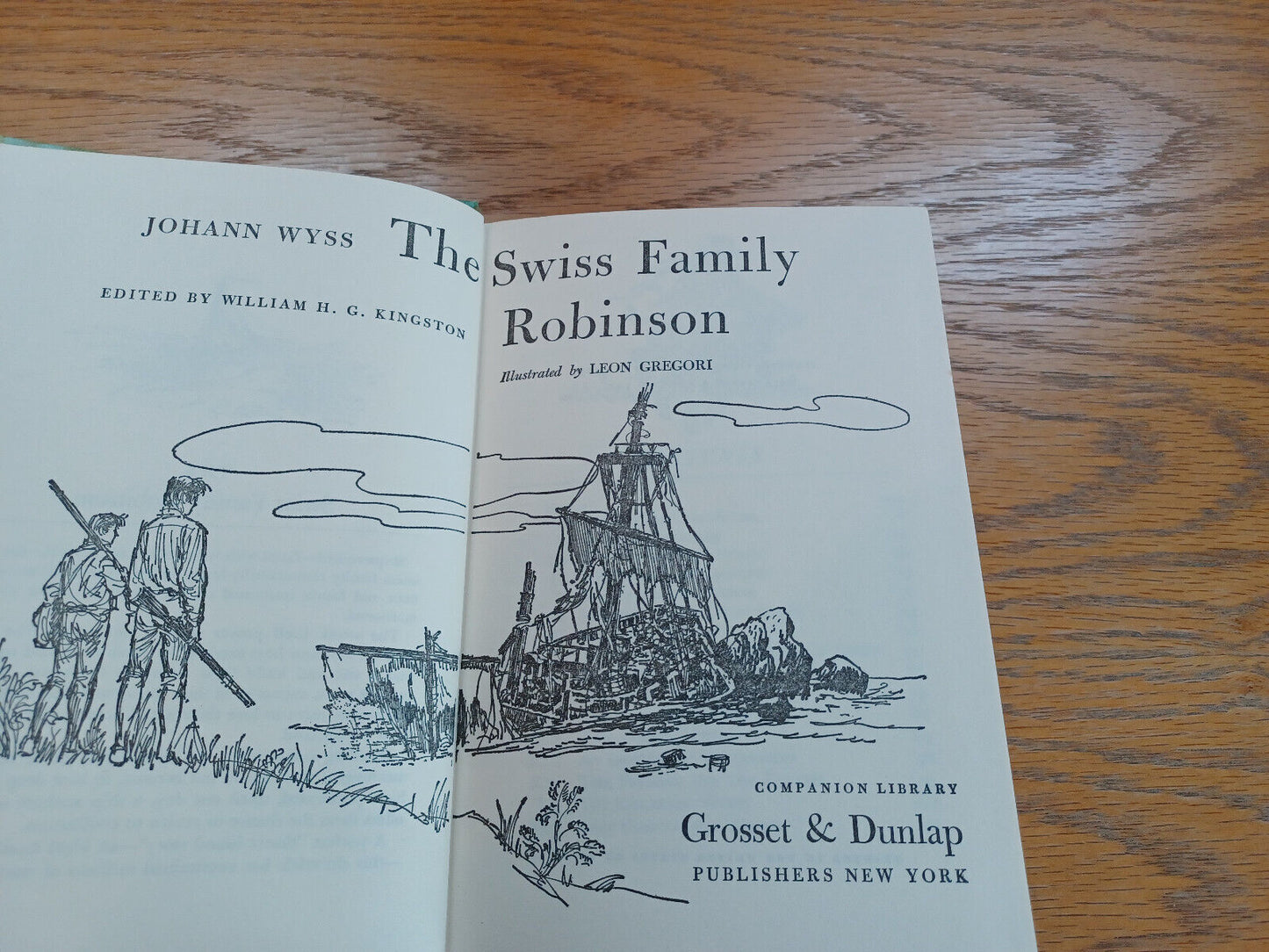 The Swiss Family Robinson Robinson Crusoe 1963 Companion Library Grosset & Dunla