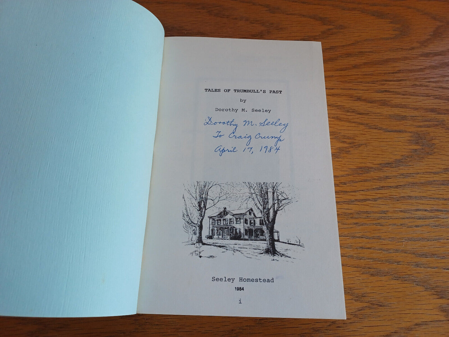 Tales of Trumbull’s Past Dorothy Seeley 1984 Trumbull Historical Society