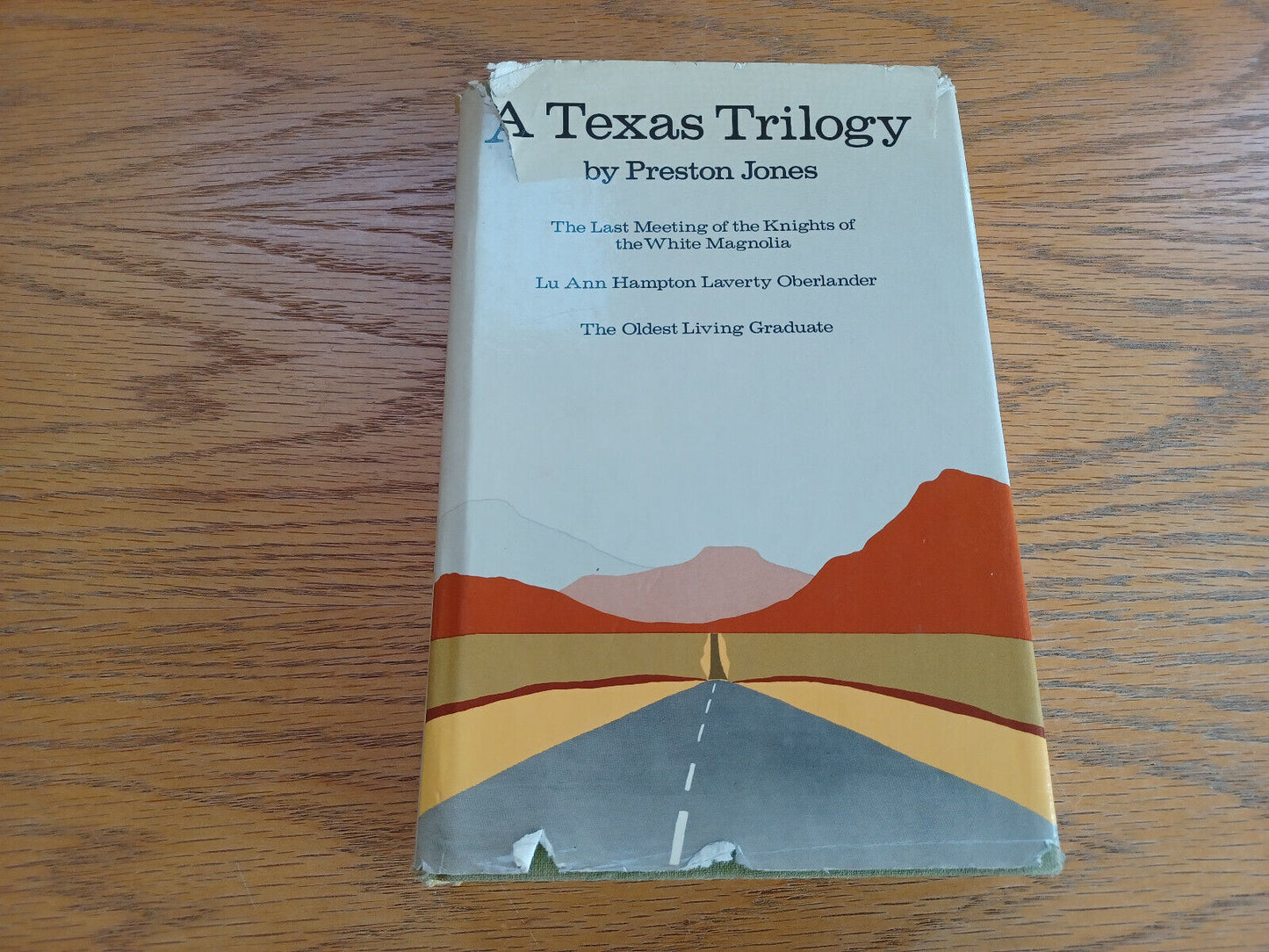 A Texas Trilogy Preston Jones 1976 Hardcover Hill and Wang