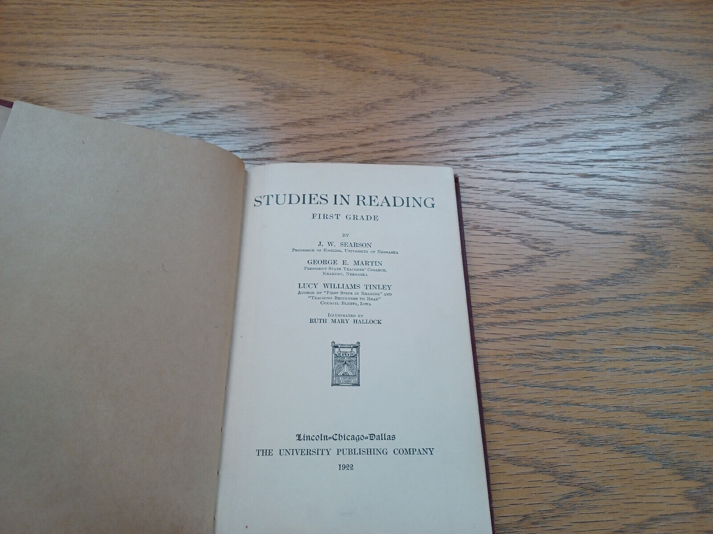 Studies In Reading First Grade By J W Searson 1922