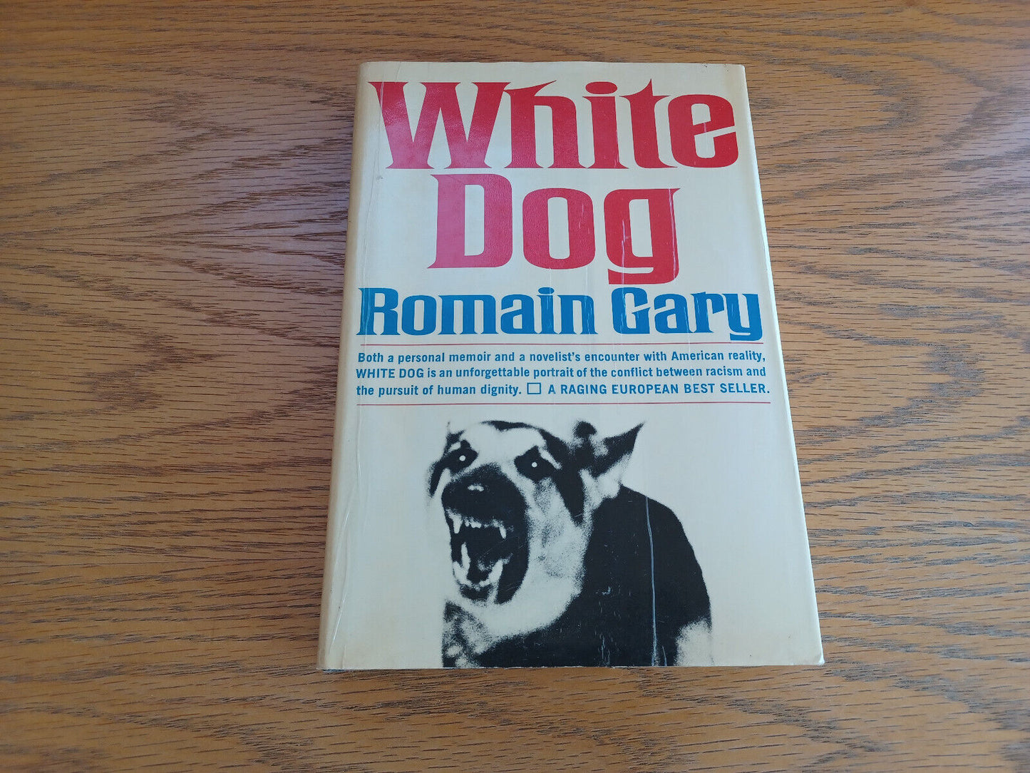 White Dog Romain Gary 1970 Hardcover Dust Jacket World Publishing