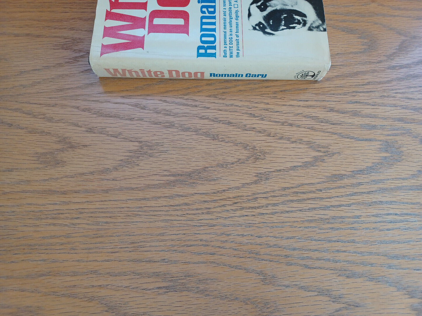 White Dog Romain Gary 1970 Hardcover Dust Jacket World Publishing