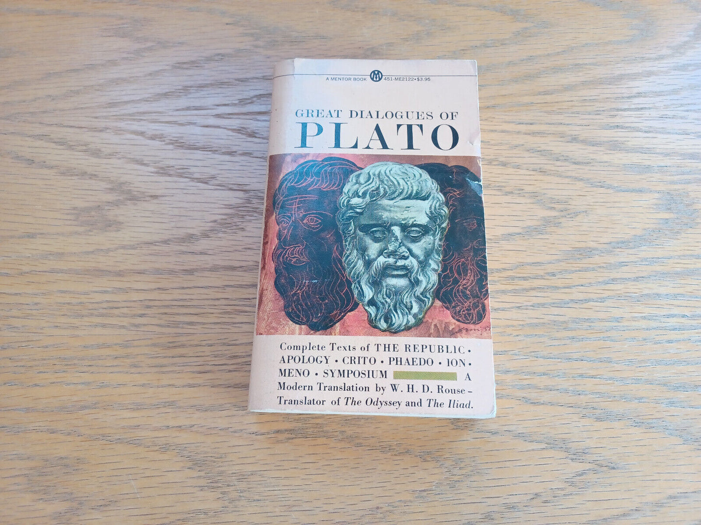 Great Dialogues of Plato 1956 Mentor New American Library W H D Rouse