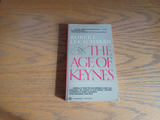 The Age of Keynes Robert Lekachman 1966 Paperbacks Random House