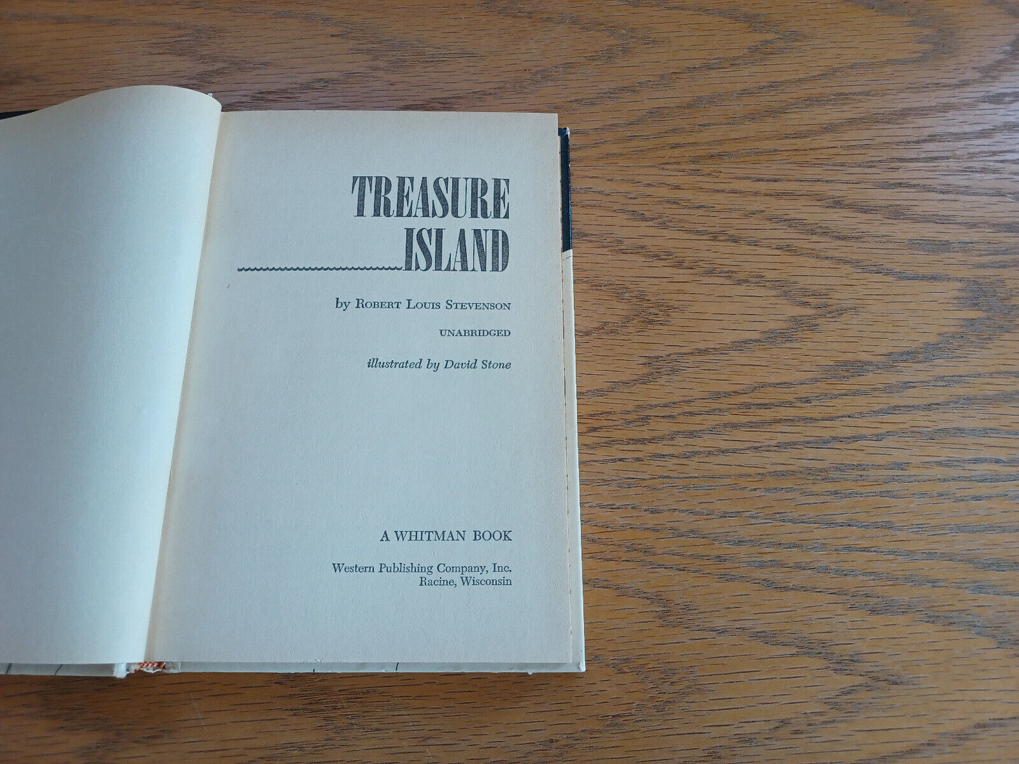 Treasure Island Robert Louis Stevenson 1971 Whitman Hardcover