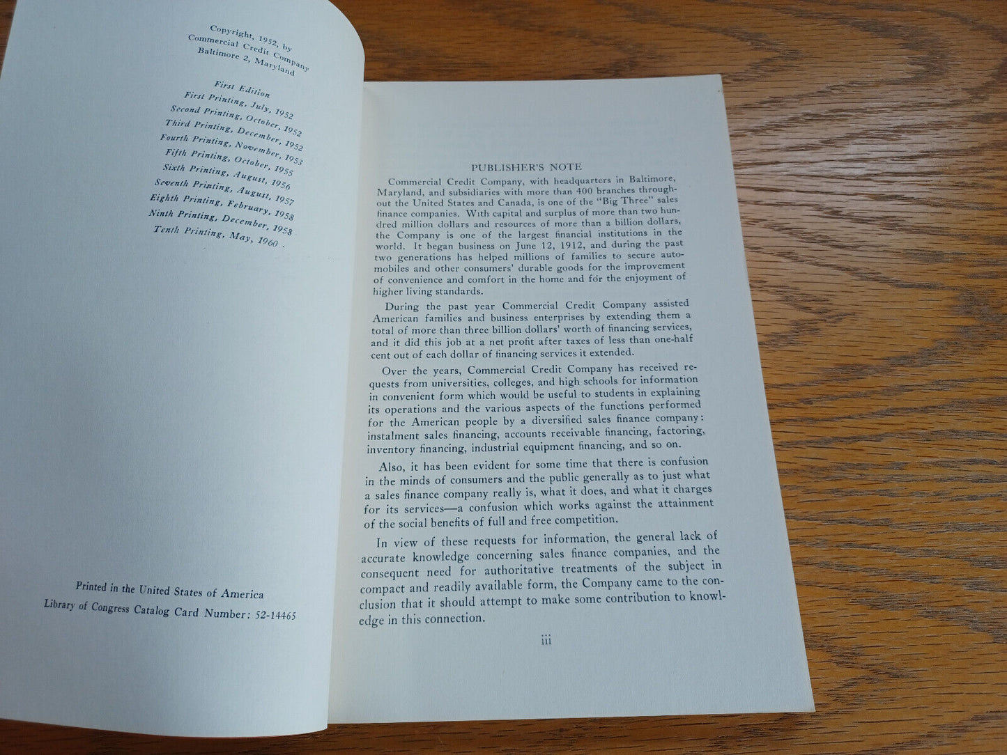 The Role of Sales Finance Companies in the American Economy Clyde William Phelps