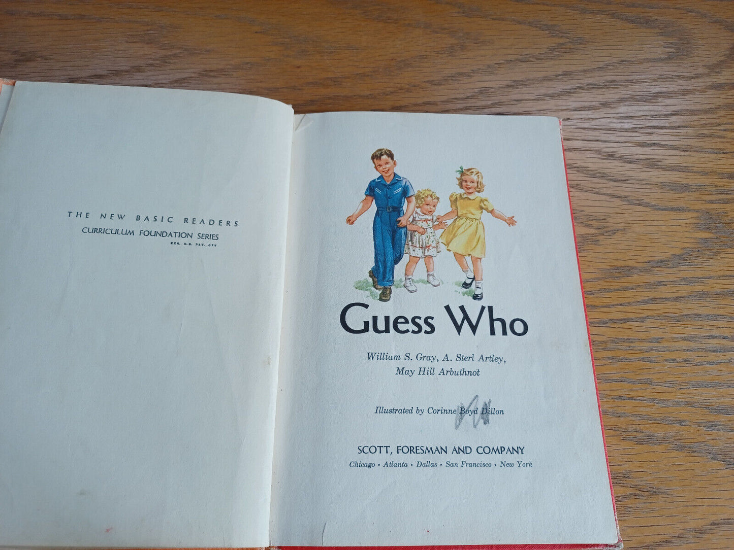 Guess Who William S Gray 1951 Hardcover Scott Foresman