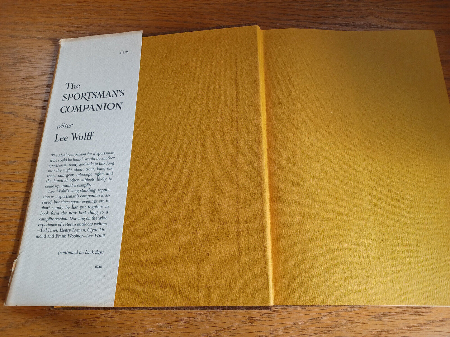 The Sportsman’s Companion Ted Janes 1968 1st Edition Harper & Row