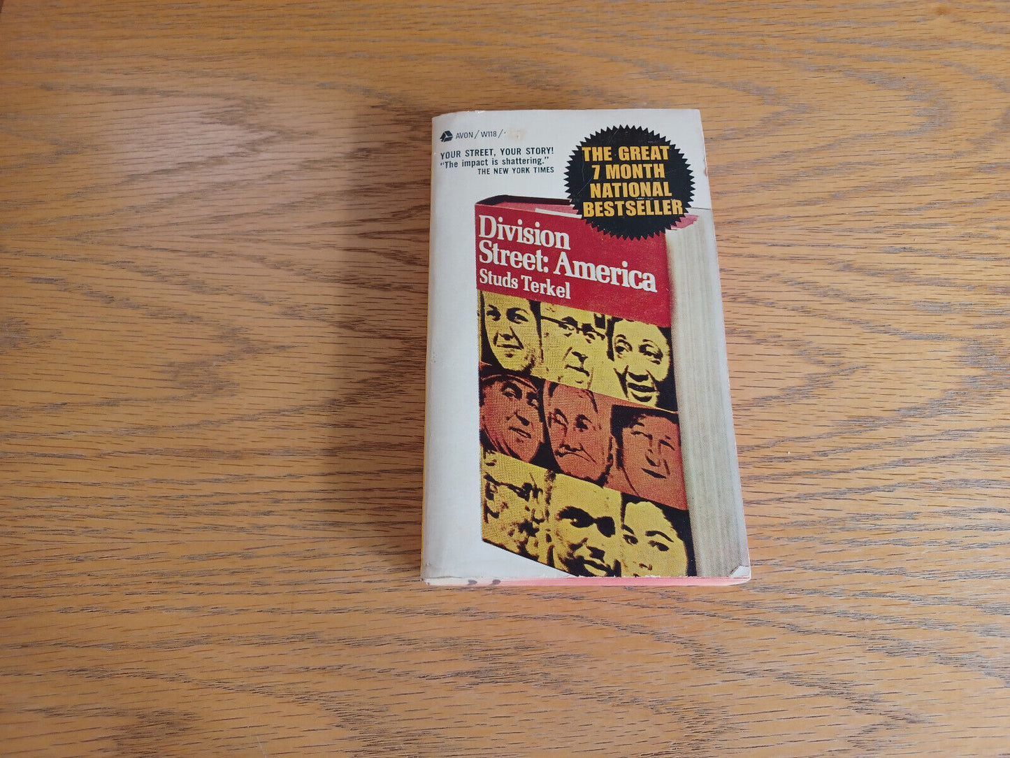 Division Street America Studs Terkel 1968 Paperback Avon