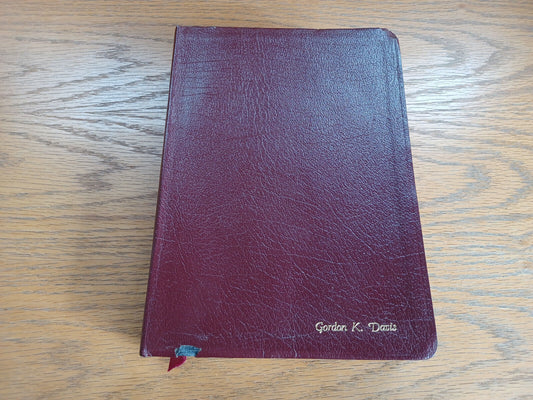 Thompson Chain Reference Study Bible NIV Red Letter 1990 Bonded Leather B B Kirk