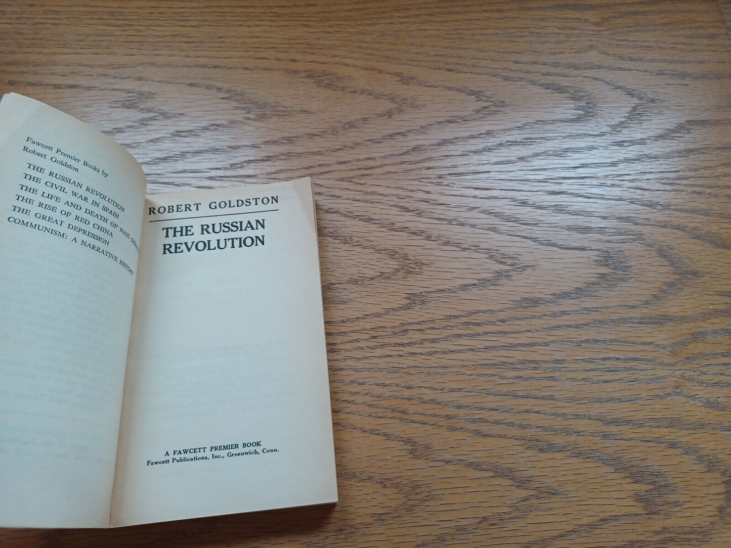 The Russian Revolution By Robert Goldston 1966