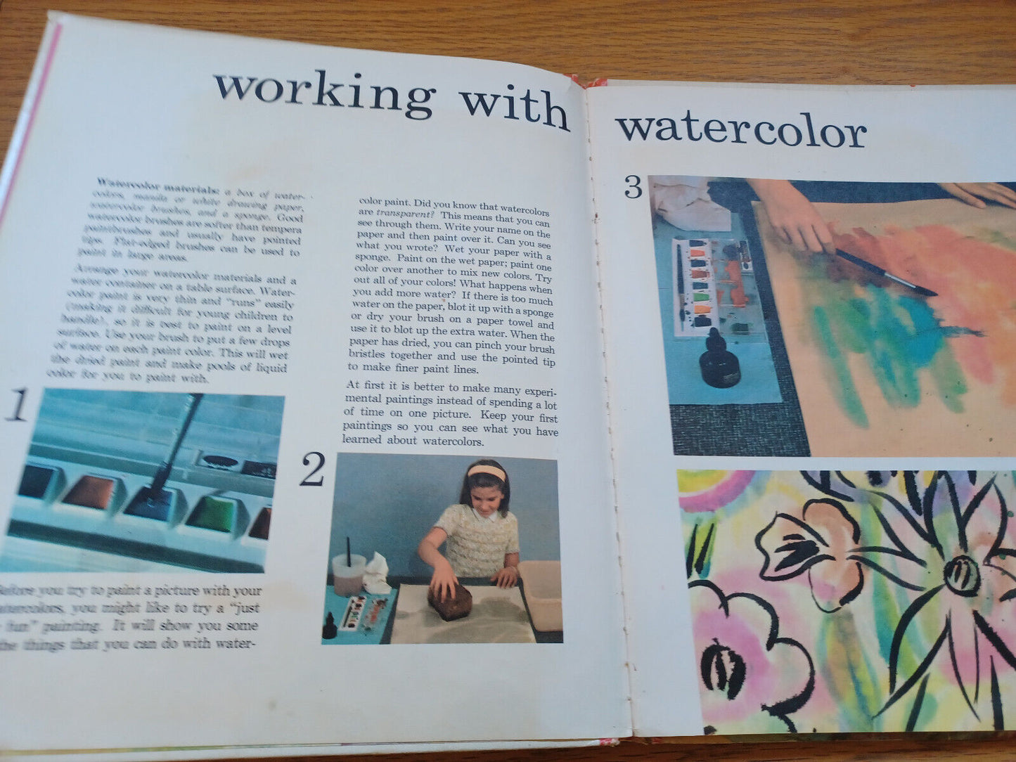 Whitman Creative Art Book Three Painting 1967