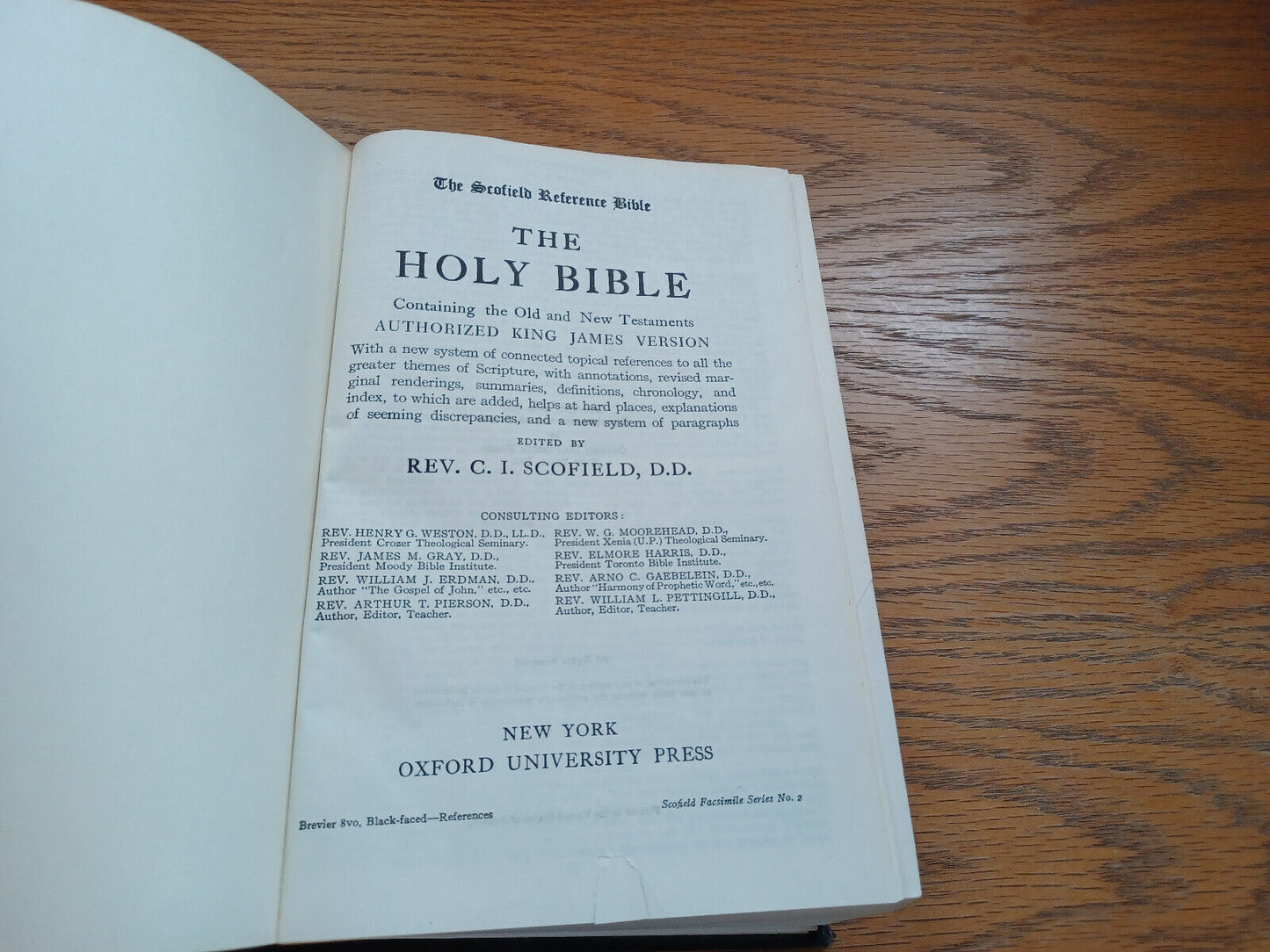 The Scofield Reference Bible 1945 Concordance