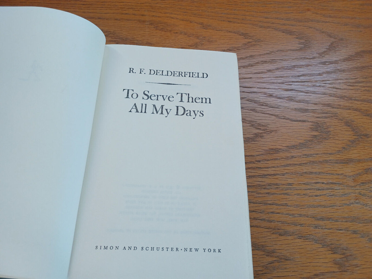 To Serve Them All My Days By R F Delderfield 1972 Dust Jacket