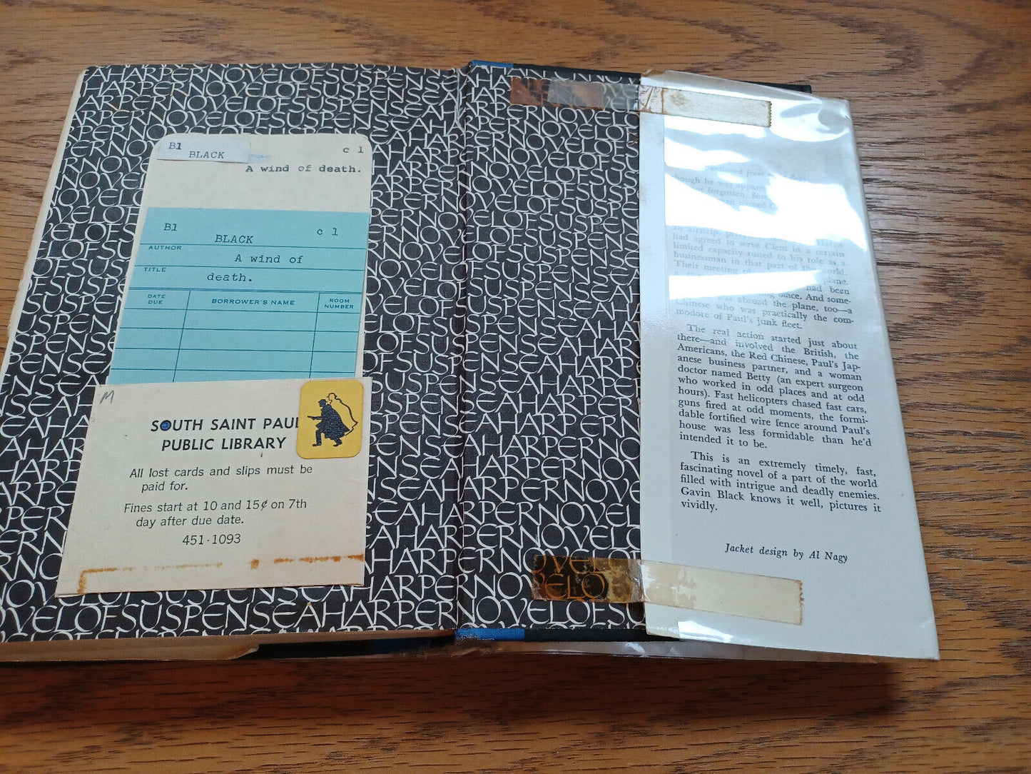 A Wind Of Death By Gavin Black 1967 First Edition Dust Jacket