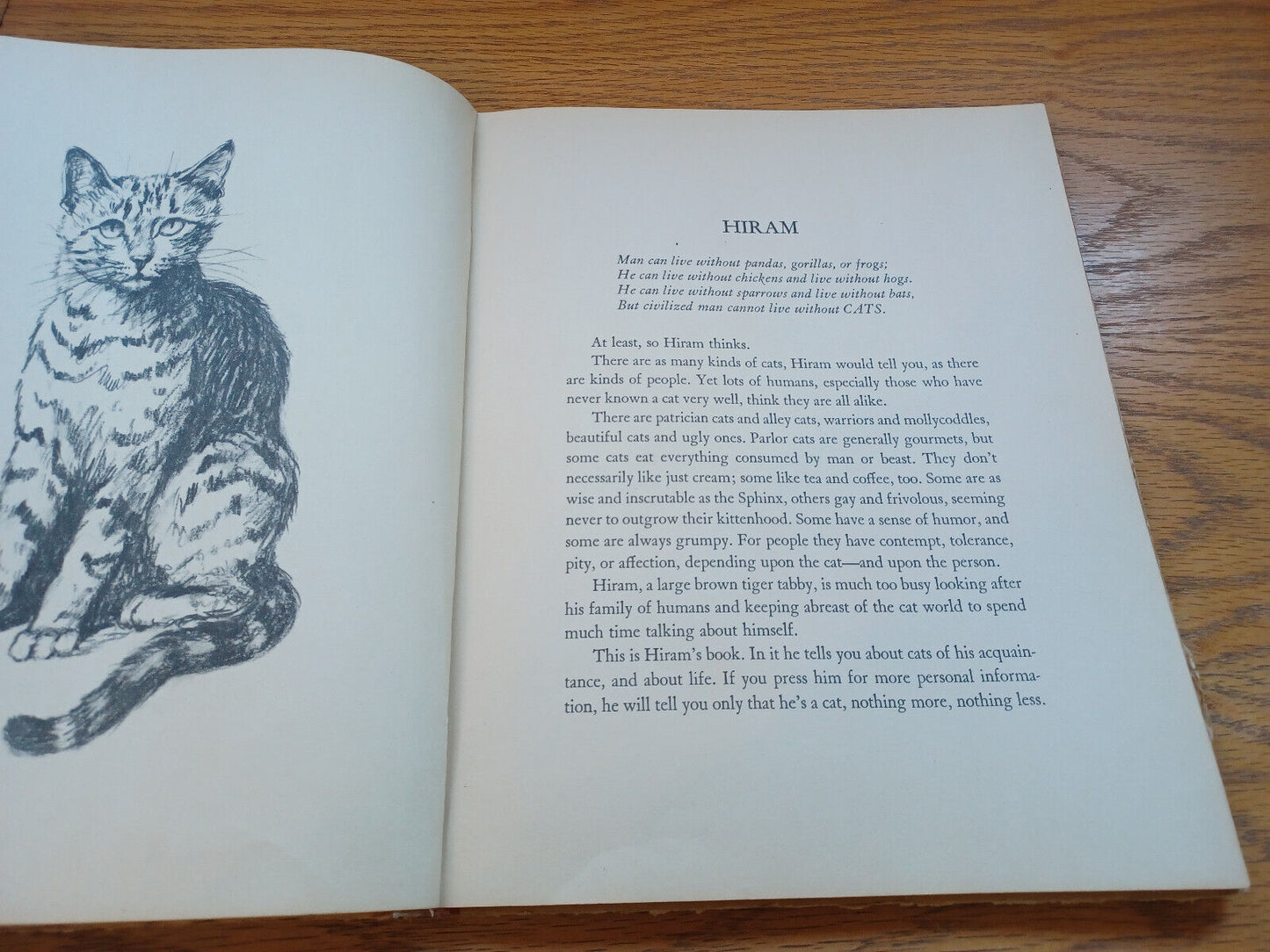 Hiram And Other Cats By Laurence Smith 1941